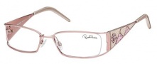 Roberto Cavalli RC0481 Eyeglasses Eyeglasses - 072 - Pink- ice white/wisteria violet/coral red stamped lizzard leather insert