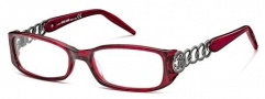 Roberto Cavalli RC0494 Eyeglasses Eyeglasses - 068 - Melange red, gunmetal (Discontinued Color NLA)
