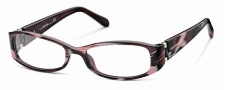 Roberto Cavalli RC0560 Eyeglasses Eyeglasses - 068 - Melange ruby red/rose, palladium, black temple tips