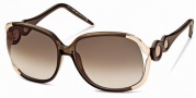 Roberto Cavalli RC589S Sunglasses Sunglasses - 48F Brown Coffee Gold Gradient brown lenses