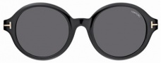 Tom Ford FT0199 Sunglasses Sunglasses - 01A Black/Dark Gray Lens