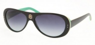 Tory Burch TY7016 Sunglasses Sunglasses - 918/11 BLACK/YELLOW/GREEN GREY GRADIENT