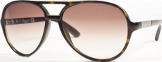 Kenneth Cole New York KC6066 Sunglasses Sunglasses - 52F Dark Tortoise/Brown Fade Lens
