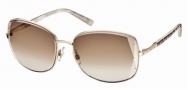 Swarovski SK0007 Sunglasses Sunglasses - 28F Gold/Brown Lens