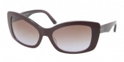 Prada PR 03NS Sunglasses Sunglasses - IAY6P1 Top Violet Lilac / Brown Gradient Violet
