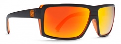 Von Zipper Smokeout Sunglasses- Limited Edition Sunglasses - Snark's Timewarp Tangerine