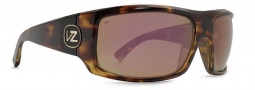 Von Zipper Clutch Polarized Sunglasses Sunglasses - BGG-Black Gloss / Green Chrome Glass Polarized
