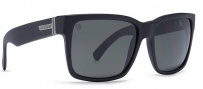 Von Zipper Elmore Sunglasses Sunglasses - BKS-Shift into Neutra's Black Satin / Grey