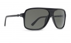 Von Zipper Stache Sunglasses Sunglasses - BKS-Black Satin / Grey