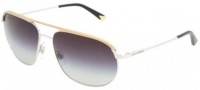 Dolce & Gabbana DG2092 Sunglasses Sunglasses - 024-8G Silver / Gold Grey Gradient