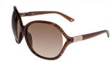 Bebe BB 7020 Sunglasses Sunglasses - Topaz / Brown Gradient 