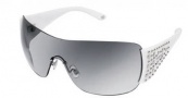 Bebe BB 7013 Sunglasses Sunglasses - White / Grey Gradient