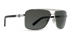 Von Zipper Metal Stache Sunglasses Sunglasses - SGY-Silver / Grey