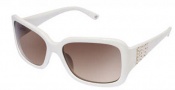 Bebe BB 7006 Sunglasses Sunglasses - White / Brown Gradient