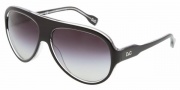 D&G DD 3059 Sunglasses Sunglasses - 675/8G Black on Crystal Gray Grad.