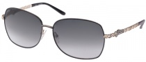 Guess GU 7033 Sunglasses Sunglasses - BLK-35: Black / Gold