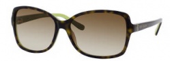 Kate Spade Ailey/S Sunglasses Sunglasses - 0DV2 Tortoise Kiwi / Y6 Brown Gradient Lens