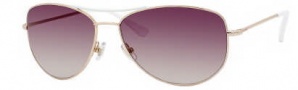 Kate Spade Ally 3/S Sunglasses Sunglasses - 0DX4 White Gold / Y6 Brown Gradient Lens