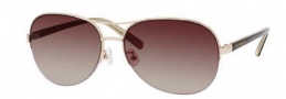 Kate Spade Brittany/S Sunglasses Sunglasses - 03YG Gold / Y6 Brown Gradient Lens