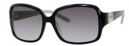 Kate Spade Lulu/S Sunglasses Sunglasses - 0JBH Black Silver Sparkle / Y7 Gray Gradient Lens