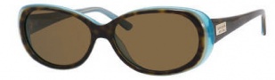 Kate Spade Sinclair/S Sunglasses Sunglasses - JEYP Tortoise Aqua / VW Brown Polarized Lens