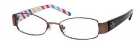 Kate Spade Alanis Eyeglasses Eyeglasses - 0JXK Satin Dark Brown