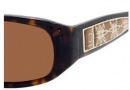 Liz Claiborne 509/S Sunglasses Sunglasses - 086P Dark Tortoise (RB Brown Polarized Lens)