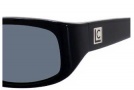 Liz Claiborne 520/S Sunglasses Sunglasses - 003P Solid Black (RA Gray Polarized Lens
