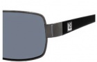 Liz Claiborne 527/S Sunglasses Sunglasses - CVLP Dark Ruthenium (RA Gray Polarized Lens)