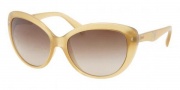 Prada PR 21NS Sunglasses Sunglasses - GAD6S1 Opal Sand / Brown Gradient