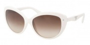 Prada PR 21NS Sunglasses Sunglasses - 7S36S1 Ivory / Brown Gradient