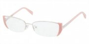 Prada PR 60NV Eyeglasses Eyeglasses - 1BC1O1 Silver Powder