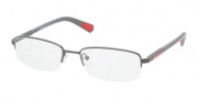 Prada Sport PS 50CV Eyeglasses Eyeglasses - AAG1O1 Asphalt Demi Shiny