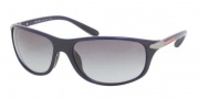 Prada Sport PS 05MS Sunglasses Sunglasses - 0AL3M1 Blue / Gray Gradient