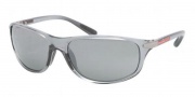 Prada Sport PS 05MS Sunglasses Sunglasses - BRU7W1 Water / Silver Mirror