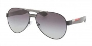 Prada Sport PS 55MS Sunglasses Sunglasses - 7AX3M1 Black / Gray Gradiet