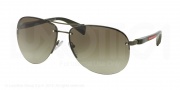 Prada Sport PS 56MS Sunglasses Sunglasses - ROV4M1 Green Demi Shiny / Green Gradient