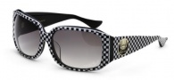 Black Flys Deluxe Fly Sunglasses Sunglasses - Black / White Checker 
