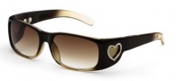 Black Flys Flylicious Heart Sunglasses Sunglasses - Caramel
