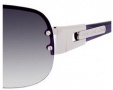 Marc by Marc Jacobs MMJ 104/S Sunglasses Sunglasses - ON6X Palladium / Dark Violet (9C Dark Gray Gradient Lens)