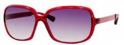 Marc by Marc Jacobs MMJ 140/S Sunglasses Sunglasses - OZ1S Red Silver (9C Dark Gray Gradient Lens)