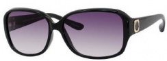 Marc by Marc Jacobs MMJ 142/S Sunglasses Sunglasses - OD28 Shiny Black (9C Dark Gray Gradient Lens)