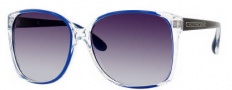 Marc by Marc Jacobs MMJ 157/S Sunglasses Sunglasses - OM7T Crystal Blue Black (JJ Gray Gradient Lens)
