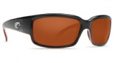 Costa Del Mar Caballito Sunglasses Black Coral Frame Sunglasses - Copper / Costa 580G
