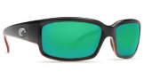 Costa Del Mar Caballito Sunglasses Black Coral Frame Sunglasses - Green Mirror / Costa 580G