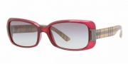 Burberry BE4087 Sunglasses Sunglasses - 301411 Oxblood / Gray Gradient
