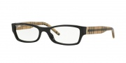 Burberry BE2094 Eyeglasses Eyeglasses - 3001 Shiny Black