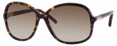 Tommy Hilfiger 1001/S Sunglasses Sunglasses - 0086 Dark Havana (CC Brown Gradient Lens)