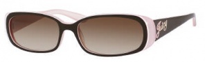 Juicy Couture Sophie/S Sunglasses Sunglasses - 0ERN Espresso Ice Pink (Y6 Brown Gradient Lens)