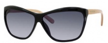 Juicy Couture Peony/S Sunglasses Sunglasses - 0D28 Black (GT Gray Gradient Lens)